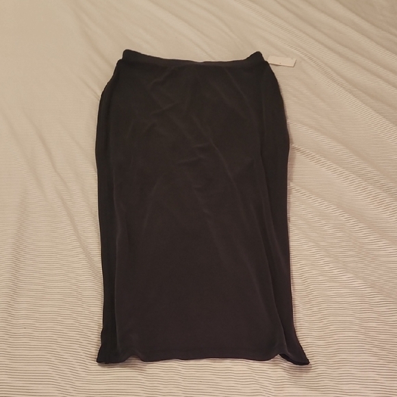 Drapey Softstreme Column Midi Skirt - Picture 1 of 5